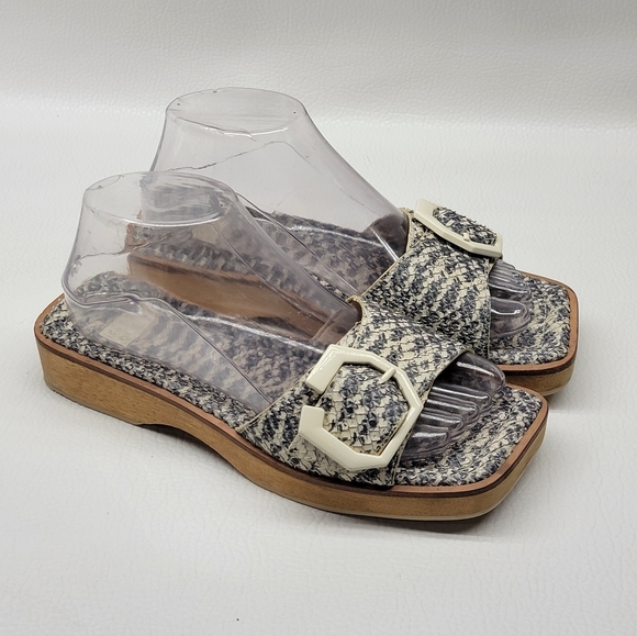 Louise Et Cie Lo -Elara Sandals Women’s Size 7M Blue snake Slide shoes may  be s - Picture 5 of 8
